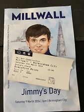 Millwall birmingham match for sale  WELLING