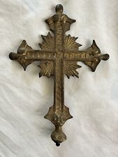 Antica croce ottone usato  San Pellegrino Terme