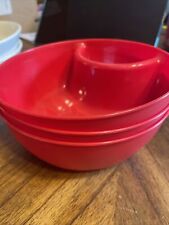 bowls plastic red 6 for sale  Devils Lake