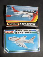 1:72 lot  Matchbox T-2C/E Buckeye + Emhar North American FJ-4B Fury comprar usado  Enviando para Brazil