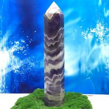 675G Natural Dream Amatista Cuarzo Obelisco Cristal Varita Punto Mineral Espécimen segunda mano  Embacar hacia Argentina