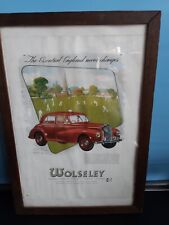 Wolseley poster frame for sale  FRINTON-ON-SEA