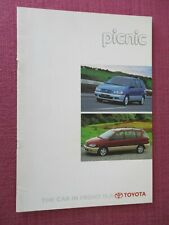 Toyota picnic brochure d'occasion  Expédié en Belgium