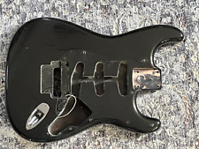 1989 Fender Japan Stratocaster MIJ corpo de guitarra brilho preto Floyd Rose, usado comprar usado  Enviando para Brazil