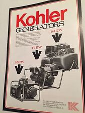 Kohler engine generators for sale  Shipping to Ireland