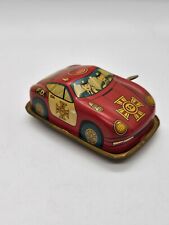VINTAGE COLLECTIBLE TIN RUSS BERRIE WIND UP F.D. FIRE CHIEF TOY CAR for sale  Shipping to South Africa