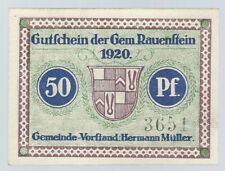 Notgeld rauenstein gemeinde gebraucht kaufen  Jena