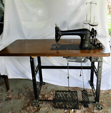 1910 Vintage Industrial Sewing Machine Singer 31-15 TABLE CLUTCH MOTOR LEATHER for sale  Bedford