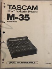 Operation manual tascam d'occasion  Montreuil