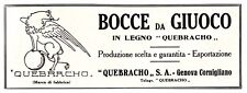 Pubblicita 1929 bocce usato  Biella