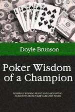 Poker wisdom champion for sale  Montgomery