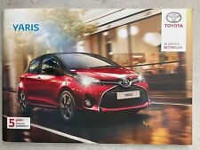 Usado, Folheto de vendas de carros Toyota Yaris mercado do Reino Unido - janeiro de 2017 comprar usado  Enviando para Brazil