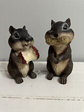 Pair resin chipmunks for sale  Scarville