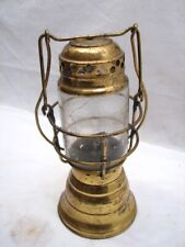 Brass JustRite Skaters Lantern Fluid Lamp Light Embossed Globe Miner's Just-Rite for sale  Shipping to South Africa