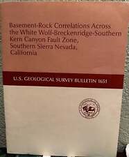 Correlaciones geológicas/sótano-roca de los Estados Unidos a través del blanco 1a 1986 segunda mano  Embacar hacia Argentina