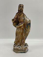 Figura religiosa antiga de madeira esculpida policromada Jesus de Nazaré, usado comprar usado  Enviando para Brazil