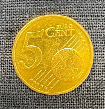 Fehlprägung cent goldfarben gebraucht kaufen  Rendsburg