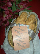 RARO par de bonecas bebês antigas VICTORY Defense sabonete duplo em cesta com proveniência comprar usado  Enviando para Brazil