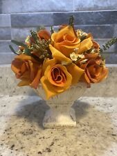 Orange floral arangement for sale  Shipping to Ireland