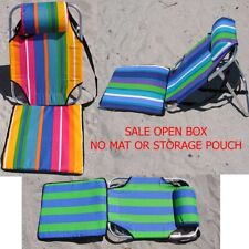 Beach Chair Pool Hiking Camping Aluminun Lightweight 1.5 lbs, NEW OPEN BOX, used for sale  Shipping to South Africa