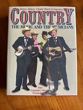 Country The Music And The Musicians HC DJ 1988 1a edición Libro de mesa de café vintage segunda mano  Embacar hacia Argentina