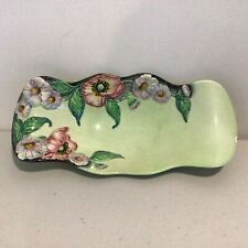 Carlton Ware Green Floral Dish-Australian Design Made in England (105) #667 for sale  Shipping to South Africa