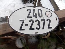 german license plate for sale  South New Berlin