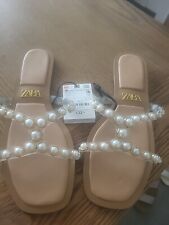 zara black sandals for sale  WIRRAL