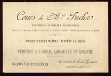 Carte visite.cours mlle d'occasion  Dijon