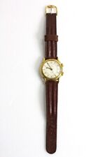 Relógio masculino REVUE THOMMEN alarme de críquete corda manual dourado marrom - 7922001 comprar usado  Enviando para Brazil