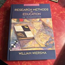 Métodos de investigación en educación: una introducción de William Wiersma (1999,... segunda mano  Embacar hacia Mexico