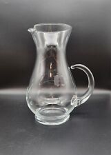 Princess House Heritage Pitcher Etched Flower Crystal Juice Water Carafe 10.25" for sale  Shipping to South Africa