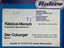 Rakoczi marsch coburger gebraucht kaufen  Neue Neustadt