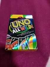 UNO All Wild Card Game 112 Cartas, Presente para Criança, Família e Adulto Jogo NOVO EM FOLHA comprar usado  Enviando para Brazil