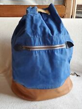 Sac polochon bleu d'occasion  Saujon