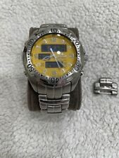 Relógio masculino Citizen Promaster Navitach World Time WR 100 mostrador amarelo C460-Q01563 comprar usado  Enviando para Brazil