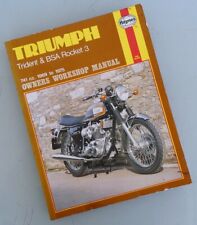 Triumph motorcycle manual for sale  Idyllwild