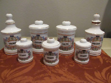 Porcelain apothecary jars for sale  Jessieville