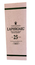 LAPHROAIG 25 YEARS ISLAY SINGLE MALT SCOTCH WHISKY Empty WOOD BOX. for sale  Shipping to South Africa
