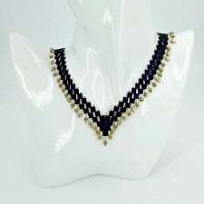 Halskette schwarz silber gebraucht kaufen  Waldshut-Tiengen