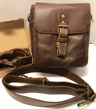 MegaGear MEGA GEAR Genuine Leather Camera Messenger Bag for sale  Shipping to South Africa