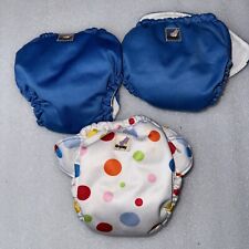 Fraldas de pano 3 lil joey Kanga Care tudo em um azul recém-nascido prematuro comprar usado  Enviando para Brazil