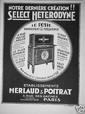 Publicité 1927 merlaud d'occasion  Compiègne