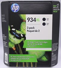 HP 934XL High Yield Black Genuine Ink Cartridge, 2-Pack  for sale  Shipping to South Africa