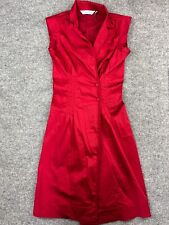 Vestido para mujer Guess by Mariano XS rojo sin mangas con botones plisado línea, usado segunda mano  Embacar hacia Argentina