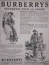 Publicité 1913 burberrys d'occasion  Compiègne