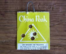 China peak 1970s for sale  Los Angeles
