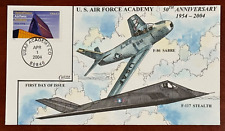 Usado, #3838 Academia de pasajes aéreos de EE. UU., Collins único FDC F-117 sello sigiloso pintado a mano segunda mano  Embacar hacia Argentina