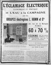 1910 hamm electric d'occasion  Expédié en Belgium