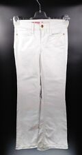 Guess Jamis Flare Leg W26 L30 Białe spodnie dżinsowe Denim Designer Moda Vintage Retro na sprzedaż  Wysyłka do Poland